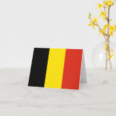 Carte pour notes du pavillon de Belgique (Fleur jaune)