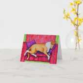 Carte pour notes du petit somme 4x6 de Smoothie (Fleur jaune)