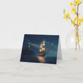 Carte pour notes du phare de l'espoir (Fleur jaune)