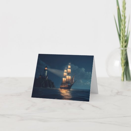 Carte pour notes du phare de l'espoir (Devant)