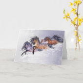 Carte pour notes du vol de l'hiver (Fleur jaune)