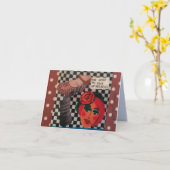 CARTE POUR NOTES-ELLE AIMAIT TOMBER LES TÊTES. (Fleur jaune)