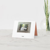 Carte pour notes-elle avait un diplôme avancé (Dos)