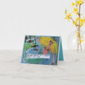 Carte pour notes-Elle était connue comme le grand (Fleur jaune)