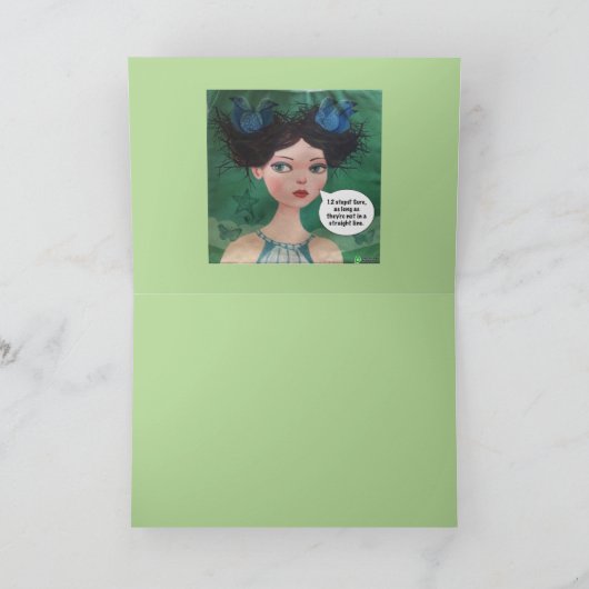 carte pour notes-Et l’alcool stupéfiant, j’ai fait (Intérieur)