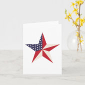 Carte pour notes étoile américain (Fleur jaune)