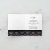 Carte pour notes faire-part de mariage | E1 (Intérieur)