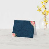 Carte pour notes fait sur commande de mariage (Fleur jaune)