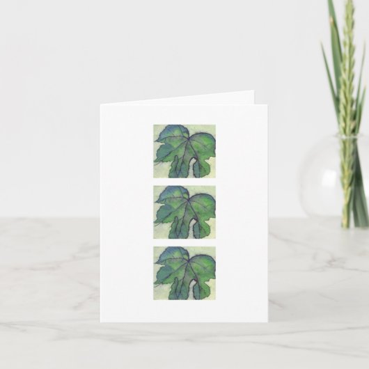 Carte pour notes feuille (Devant)