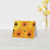 Carte pour notes-Fleurs-6 (Fleur jaune)