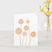 Carte pour notes FLEURS ÉTRANGES (Fleur jaune)