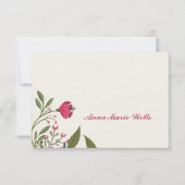 Carte pour notes floral (Devant)