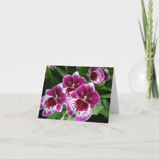 Carte pour notes floral à usage général - Orchidée