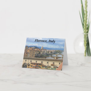 Carte pour notes : Florence, Italie