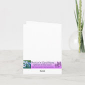 Carte pour notes Freesias (Dos)