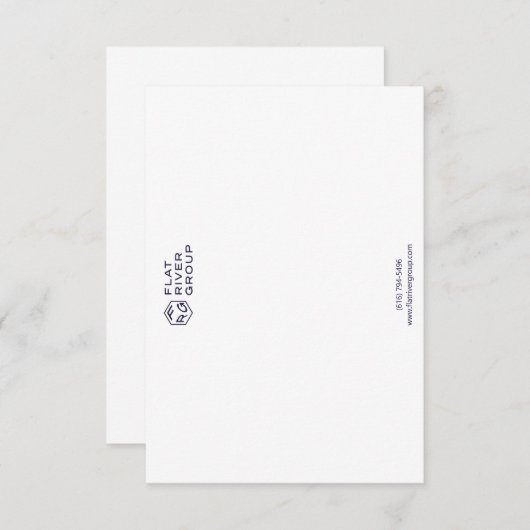 CARTE POUR NOTES FRG avec enveloppe, 3,5 pouces x (Devant / Derrière)