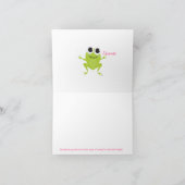 Carte pour notes FROG personnalisé Best Life (Intérieur)
