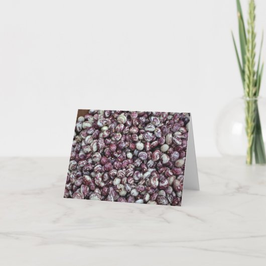 Carte pour notes Garden Beans (Devant)