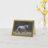 Carte pour notes gris de jument de vallées (Fleur jaune)