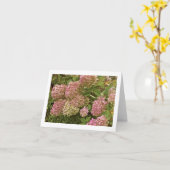 carte pour notes "HYDRANGEA" (Fleur jaune)