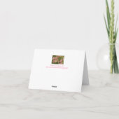 carte pour notes "HYDRANGEA" (Dos)