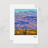 Carte pour notes Idaho Edition limitée (Devant / Derrière)