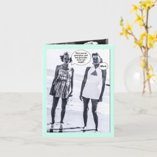 Carte pour notes-il n'y a pas de bonnes filles (Fleur jaune)