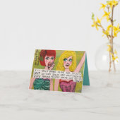 CARTE POUR NOTES-IL S'AGIT D'ÊTRE VIVANT ET FÉROCE (Fleur jaune)