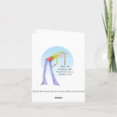Carte pour notes inspiré d'humour de yoga - doit (Dos)