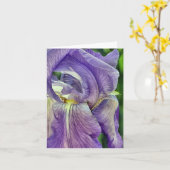 Carte pour notes - Iris (Fleur jaune)