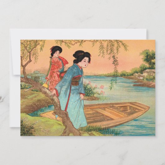 Carte pour notes japonais Lakeside (Devant)