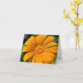 Carte pour notes jaune de fleur de soleil (Fleur jaune)