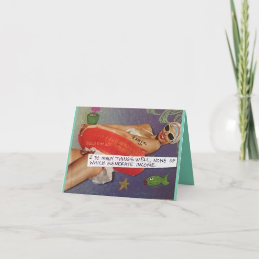 CARTE POUR NOTES-JE FAIS BEAUCOUP DE CHOSES BIEN.. (Devant)