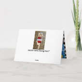 CARTE POUR NOTES-JE N'ATTENDS RIEN (Dos)