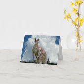 Carte pour notes Kangaroo (Fleur jaune)