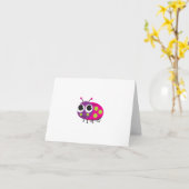 Carte pour notes Ladybug (Fleur jaune)