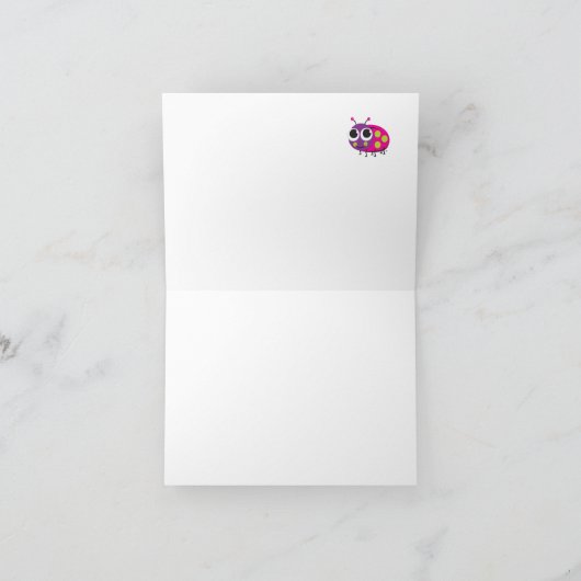 Carte pour notes Ladybug (Intérieur)