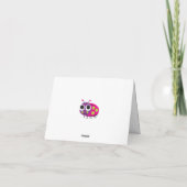 Carte pour notes Ladybug (Dos)