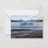 Carte pour notes Lake Life (Devant)