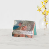 CARTE POUR NOTES-MA VIE PARFAITE EST UNE MAISON (Fleur jaune)