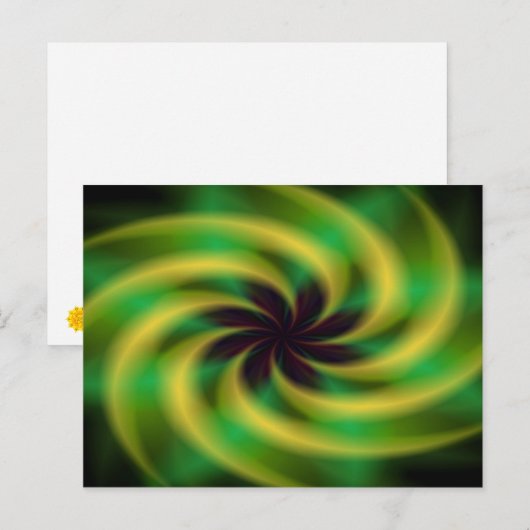 Carte pour notes Mandala (Devant / Derrière)