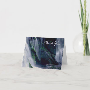 Carte pour notes Merci de Bald River Falls