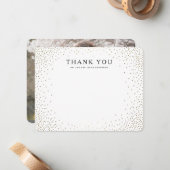 Carte pour notes MERCI PHOTO PLAT (Devant/Arrière en situation)