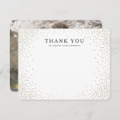 Carte pour notes MERCI PHOTO PLAT (Devant / Derrière)