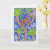 Carte pour notes Mimouka (Fleur jaune)