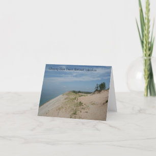 Carte pour notes national de Lakeshore des dunes d