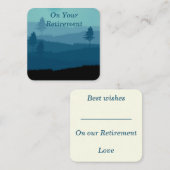 Carte pour notes naturel (Devant / Derrière)