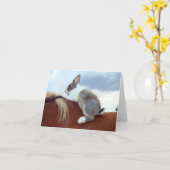 Carte pour notes néerlandais de cheval (Fleur jaune)