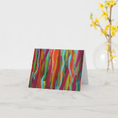 Carte pour notes noir de Coral Reef (Fleur jaune)