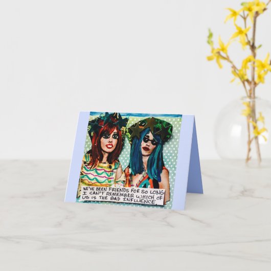 CARTE POUR NOTES-NOUS ÉTIONS AMIS DEPUIS SI LONGTE (Fleur jaune)